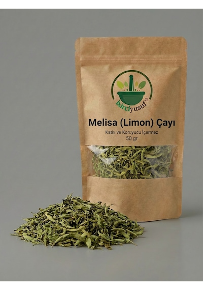 Melisa Limon Melisa Çayı Lemon Balm Tea Melissa Officinalis Doğal Kurutulmuş 50 G
