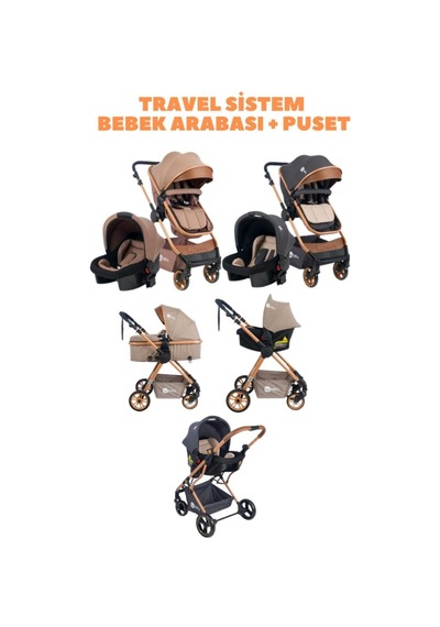 Çeyiz Seti Bebek Arabası Puset Anne Yanı Beşik Asansörlü Mama Sandalyesi Yürüteç Hamak Beşik Kahve Kahve Çeyiz Seti Bebek Arabası Puset Anne Yanı Beşik Asansörlü Mama Sandalyesi Yürüteç Hamak Beşik Kahve Kahve