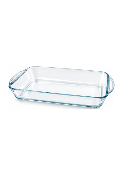 Paşabahçe Borcam Orta Boy Dikdörtgen Fırın Kabı 35,5 X 22,7 Cm Isıya Dayanıklı Cam Fırın Tepsisi Ve Servis Kabı-488 Şeffaf
