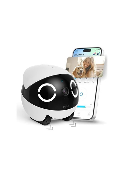 Enabot Rola Mini 2k Kameralı Taşınabilir Hayvan Robotu / Her Yerde Bağlantıda Kalın