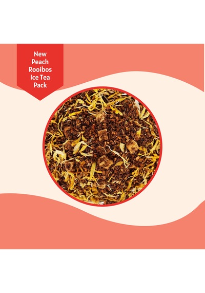 Peach Rooibos Ice Tea Pack - Soğuk Çay Paketi, 5x20 Gr