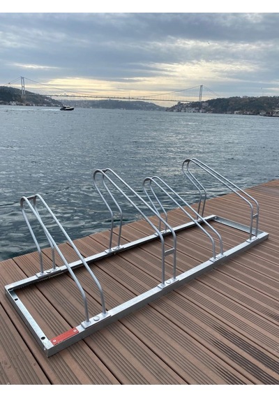 Bisiklet Park Yeri Dörtlü Galvaniz Eko, Park Demiri