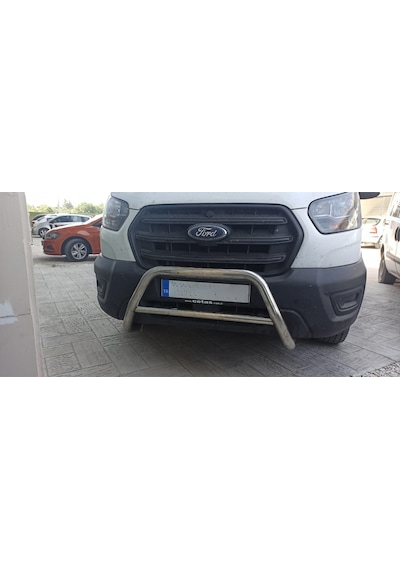 Ford Transıt 2014-2023 - Ön Koruma - Kartersiz - Ara Borulu - Barred A