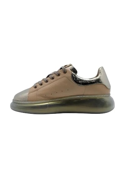Poletto Hakiki Deri Altın-bıskuvı Sneaker Düz 777 01-999 Altın