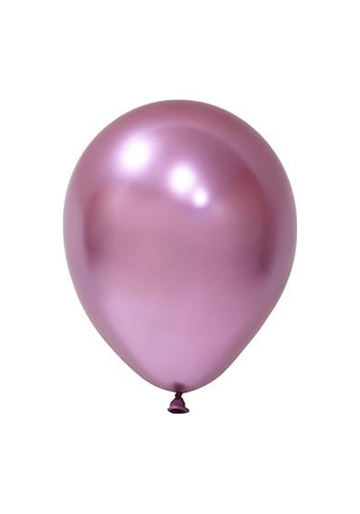 Balonevi Balon 12" Krom Pembe 50 Li Çok Renkli