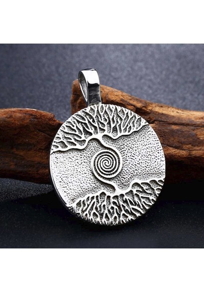 Chavin Viking Etnik Vintage Tılsım Hayat Ağacı Çelik Kolye Ds72 478257579 Çok Renkli