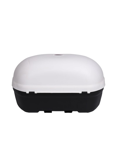 Motosiklet Çantası Arka Motosiklet Bagajı Topcase Kuyruk Çantası Kilitlenebilir Universal Cv46 Beyaz Diğer