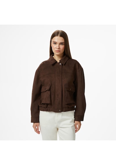 Nautica Kadın Kahverengi Regular Fit Ceketdüz65j011t