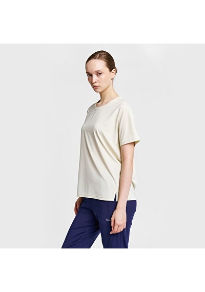 Lescon Kadın Antrenman Kısa Kol T-shirt 26b-2067 Beyaz