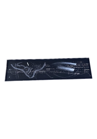 Asemic Sound Mappings Sergisi Asemik Resmi 62x244 cm 012