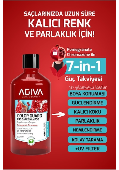 Boya Koruyucu Nemlendirici Saç Bakım Şampuanı-500ml