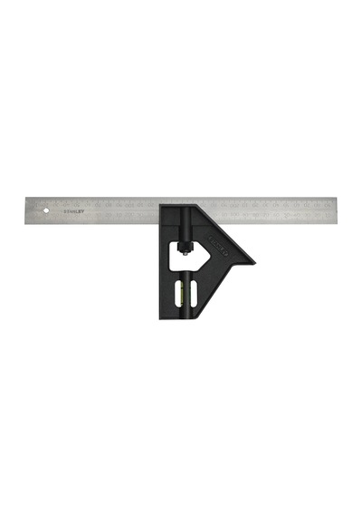 Stanley 2-46-017 Su Terazili Ayarlı 300 Mm Gönye 45 Derece - 90 Derece
