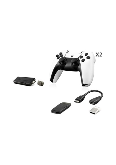 Retro Oyun Stick Hdmi Çift Gamepad Seti 2.4g Kablosuz - Beyaz Hd331 Evimdeyokyok