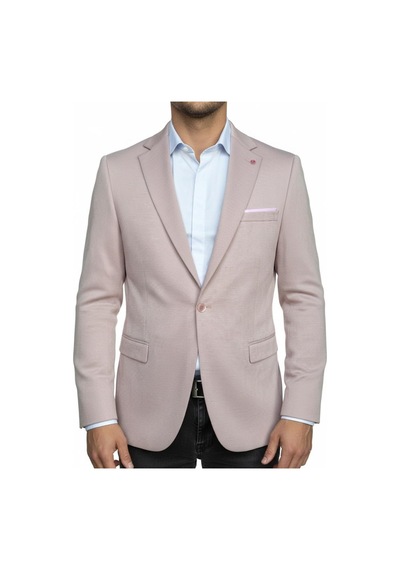 Plus Scorpion Erkek Blazer Ceket Slim Fit, Tek Düğme, Şık Davet Ve İş Kombin Ceketi Bordo
