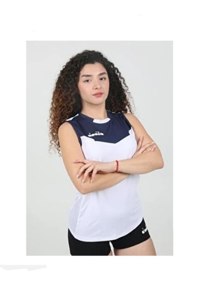 Diadora Elens Kadın Voleybol Tişört Kolsuz Beyaz
