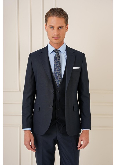 Efor Slim Fit Lacivert Klasik Takım Elbise Tk 896 Lacivert