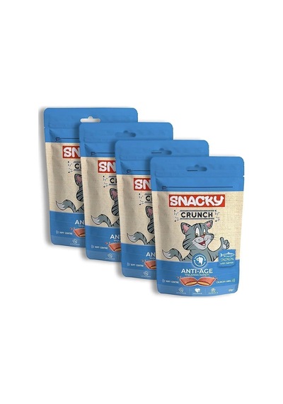 Snacky Kedi Ödül Kraker Anti Age X 4 Paket