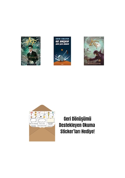 Artemis Fowl 8 - Son Muhafız + Ve Başka Bir Şey Daha + Artemis Fowl 6 - Zaman Paradoksu + Okuma Sticker'ları