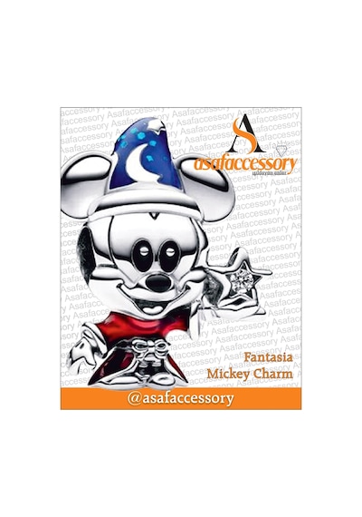 Fantasia Mickey Charm Gümüş