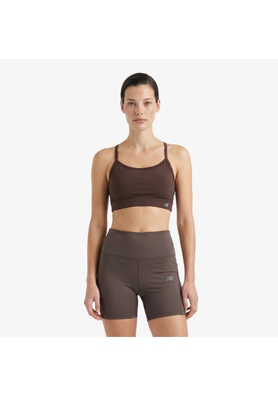 New Balance Essential Yoga Bra Kadın Kahverengi Bra Wb51039