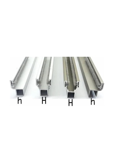 8 Mm Alüminyum Cam Balkon Fitili H,H,90°,45°,Kendinden Yapışkanlı 8 Mm Alüminyum Cam Balkon Fitili H,H,90°,45°,Kendinden Yapışkanlı