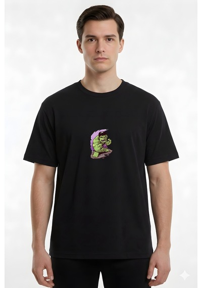Ogc Hulk Unısex T-shırt Siyah