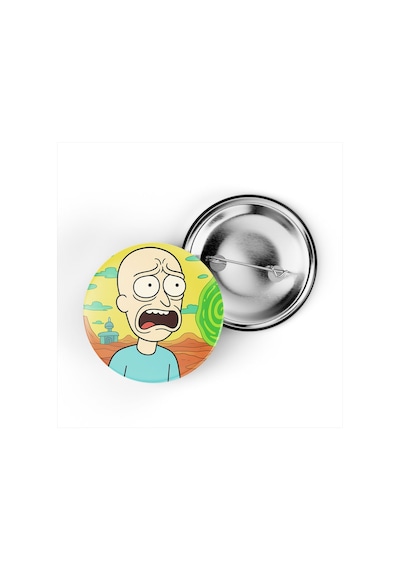 Zoomer Wojak - 44 Mm İğneli Çanta Rozeti - 5 Adet Diğer