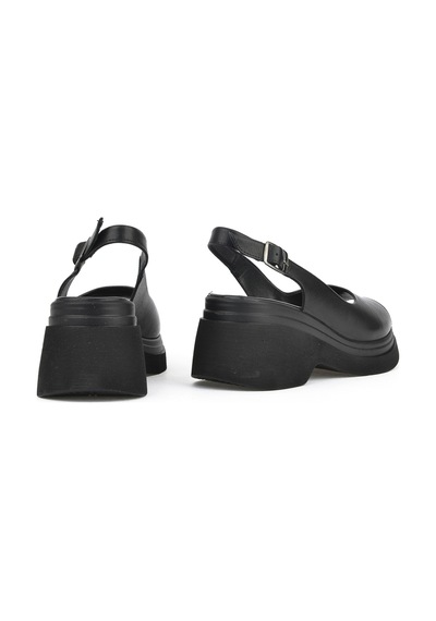 Ziya, Kadın Hakiki Deri Topuklu Sandalet 151992z64003 Siyah 151992z64003 000 Siyah