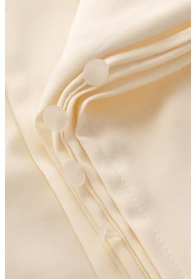 Fabric Design Saten Ekru Güneşlik Yüksek Kaliteli 200 X 250 Diğer