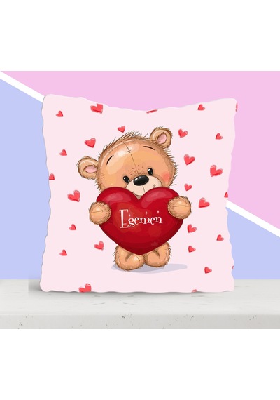 BK Gift Kişiye Özel Sevimli Çocuk Yastık-1