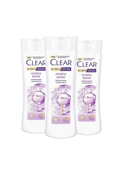 Clear Komple Bakım Kepeğe Karşı Etkili Şampuan 3 x 350 ML