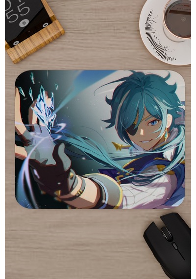 Kaeya Genshin Impact Anime Oyuncu V2 - 22x18 Gaming Mouse Pad Fare Altlığı