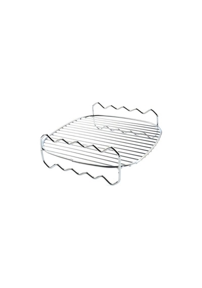 Airfryer Izgara Teli Zigzag Model Fritöz Metal Aksesuarı Xxl Krom