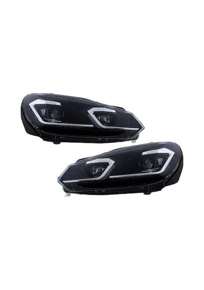 Vw Golf 6 Ön Far Lambası J Led Bi-Xenon Mercekli 2008 / 2013