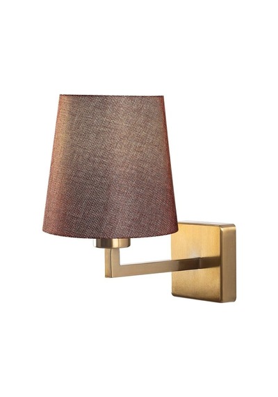 Eskitme Metal Aplik Duvar Lambası E27 18x24x30 Cm Salon Ve Antre Aydınlatma Bej-4651 Diğer