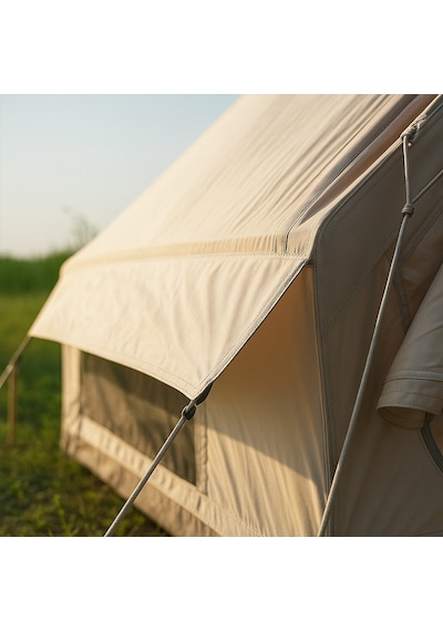 Yek Outdoor 6 Kişilik 4 Mevsim Pompalı Ve Soba Çıkışlı Şişme Çadır 300x210x200cm Krem