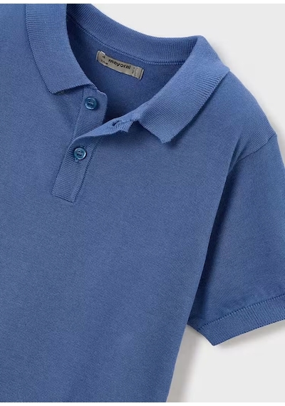 Mayoral Polo Yaka Erkek Çocuk T-shirt 3106 İndigo