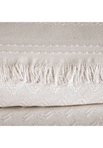 Schafer Home Zuma Çift Kişilik Pike 200x220 Cm-krem Krem