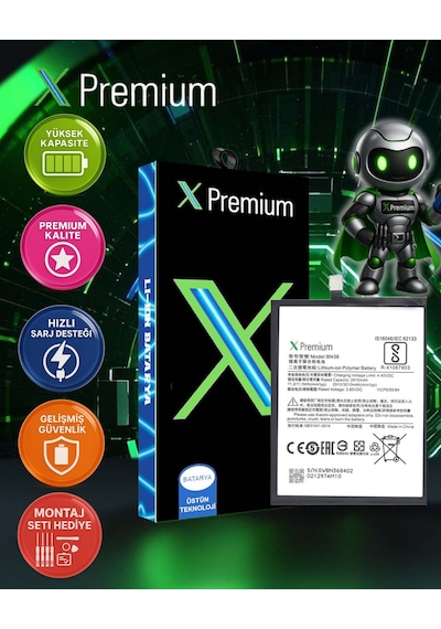 Xpremium Xiaomi Mi A2 Bn36 Batarya Pil Süper Yüksek Kalite 2910 Mah