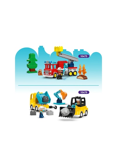 LEGO® DUPLO® Kasabası Mavi Polis Motosikleti 10471 -2 Yaş ve Üzeri Çocuklar için Polis Figürü İçeren Oyuncak Yapım Seti (11 Parça)