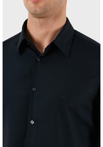 Emporio Armani Erkek Gömlek Em001537 Af14214 Ub118 Lacivert Lacivert
