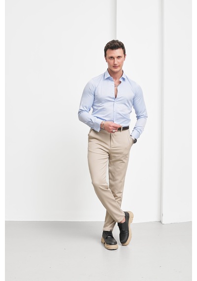 Modefendi Regular Fit Gömlek Buz Mavisi
