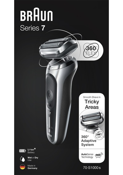 Braun Series 7 S1000S Kablosuz Tıraş Makinesi