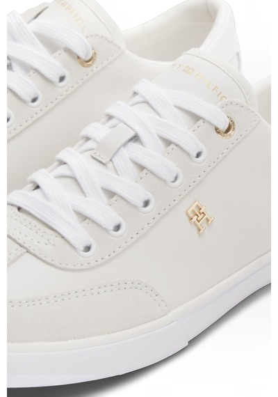 Tommy Hilfiger Th Chıc Low Vulc Kadın Beyaz Sneakers - Fw0fw09391