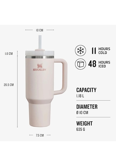 Stanley 40oz Qnchr 2.0 Flwstate Tumb Termos 10-13230-023 Rose