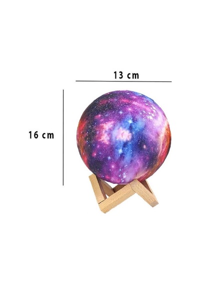 Dekoratif Yerküre Renkli 15 Cm Pilli ( 1