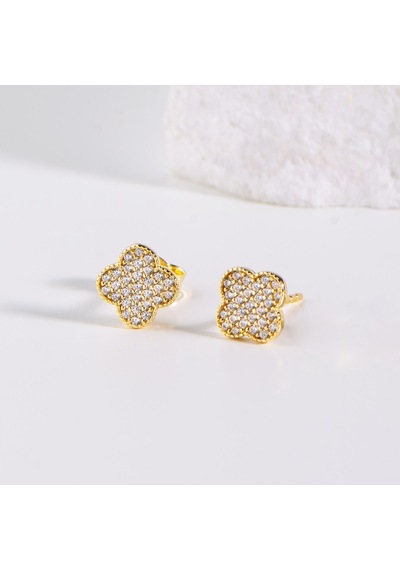 14 Ayar Altın Taşlı Küpe 1,19 Gr-6148
