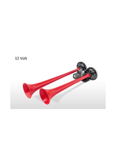 Seger 12V 80Ah Düz Ses Havalı Korna Ikili