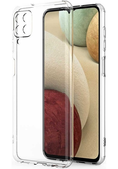 Galaxy A12 Kılıf Zore Kamera Korumalı Süper Silikon Renksiz
