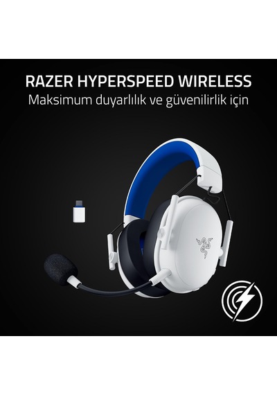 Blackshark V3 X Hyperspeed For Playstation - Kablosuz E-spor Kulaklığı - Ultra Hafif 270g - Sürücüler 50mm - Çıkarılabilir Mikrofon - Hyperspeed 2,4 Ghz & Bluetooth - Ps5/pc Beyas